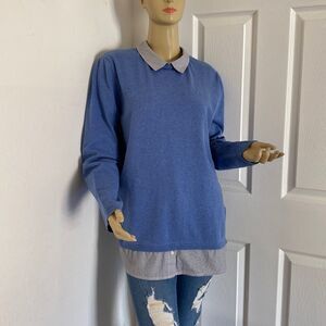 Tommy Hilfiger Blue Sweater Shirt